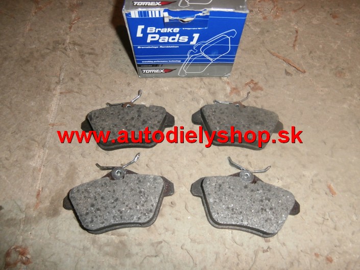 Alfa 156 9/03- zadné platničky Sada / SRL /