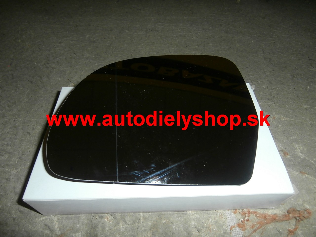 Škoda SUPERB II 3/2008- Sklo zrkadla vyhrievane ľavé