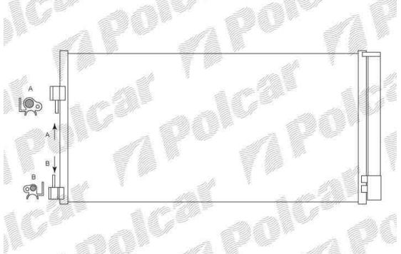 Renault LAGUNA 8/07-10/2010 chladič klimi 1,5DCi-2,0DCi-2,0i