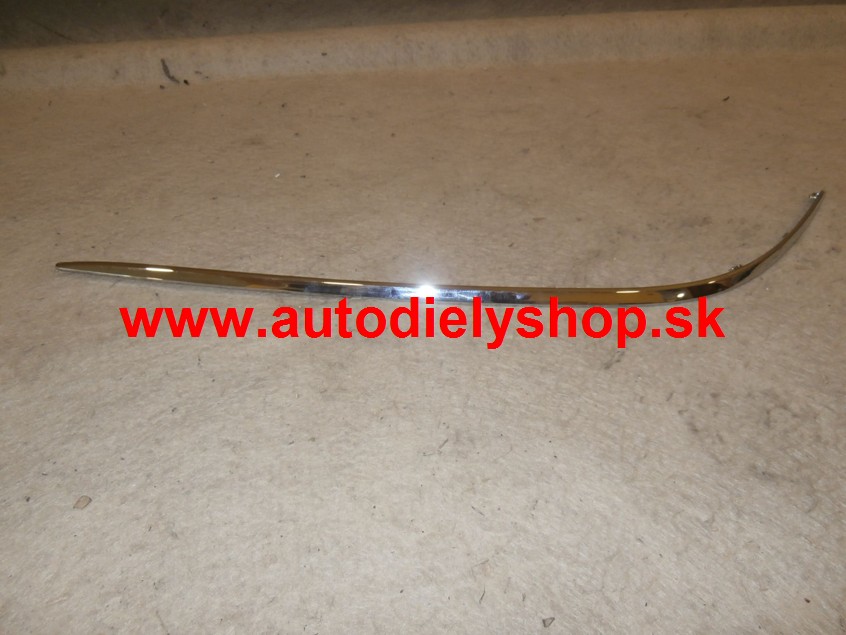 Mercedes W220 "S" 11/98-05 Predná lišta nárazníku Lavá,chrom/ do r.v 02