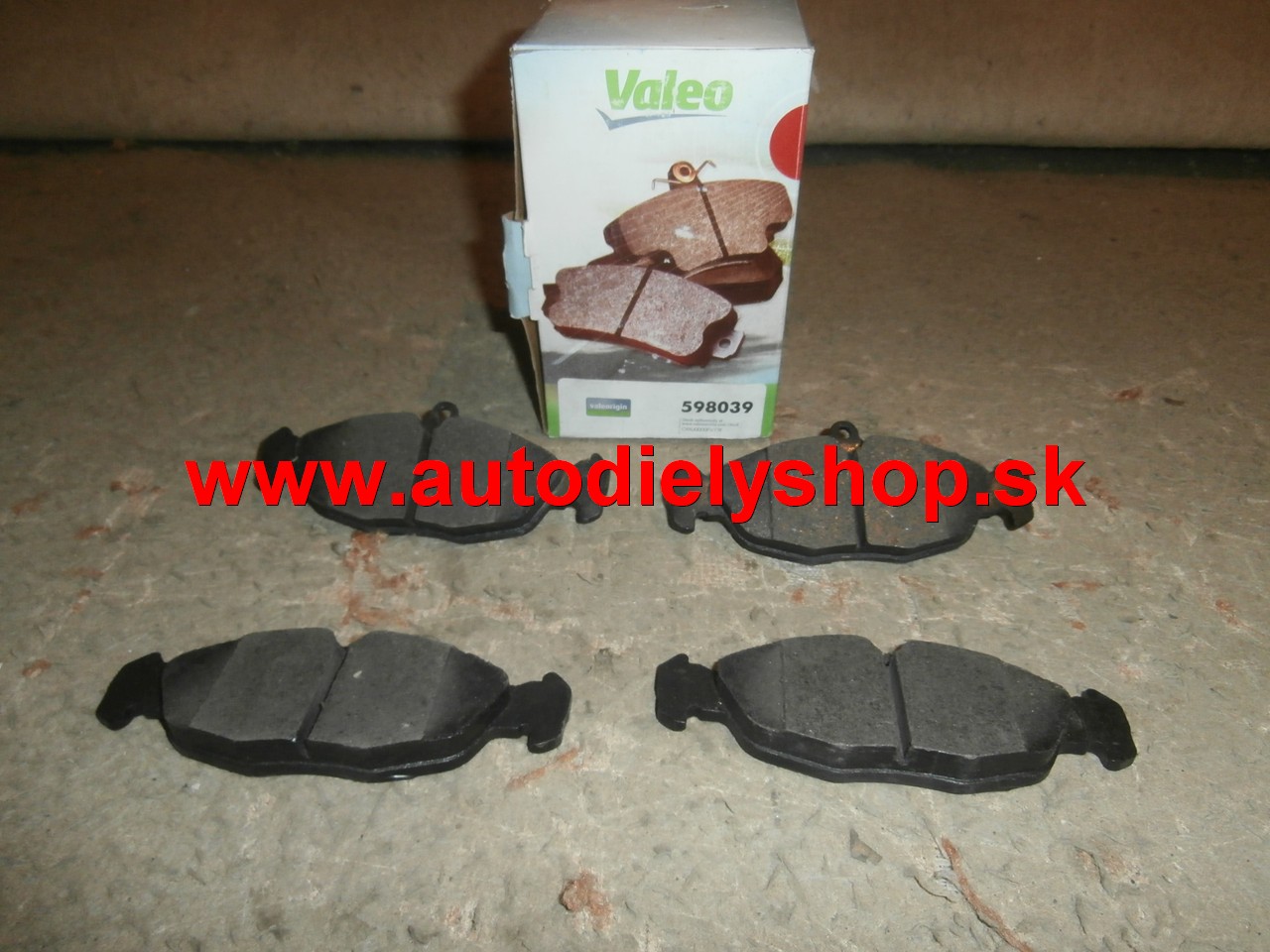 Opel COMBO 12/93-2/02 predné brzdové platničky 