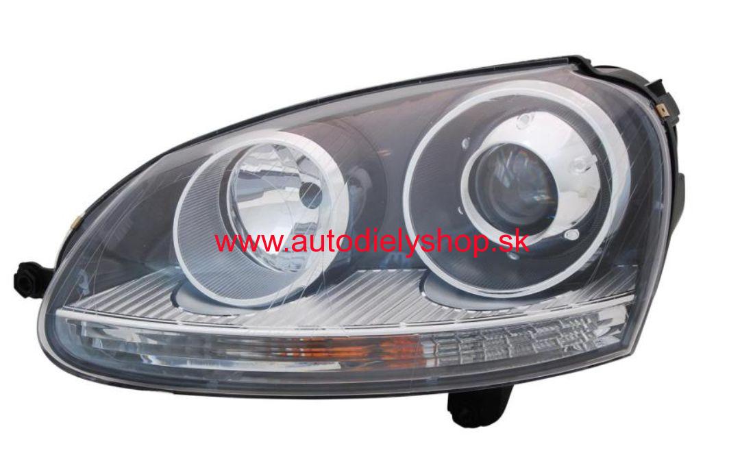 VW JETTA 8/2005-9/2010 svetlo D2S+H7 Xenonové Lavé,šedé