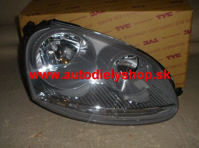 VW JETTA 8/2005-9/2010 svetlo H7+H7 pravé,šedé