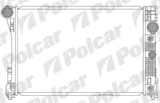 Mercedes W204 "C" 1/2007- Chladič vodný /C230, C280, C350, C200C