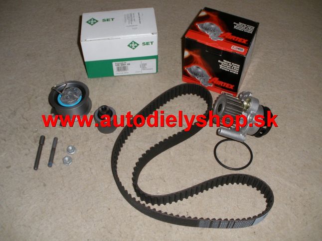 VW JETTA 8/2005-9/2010 rozvody komplet Sada 1,9TDi / 77kw-2,0SDi