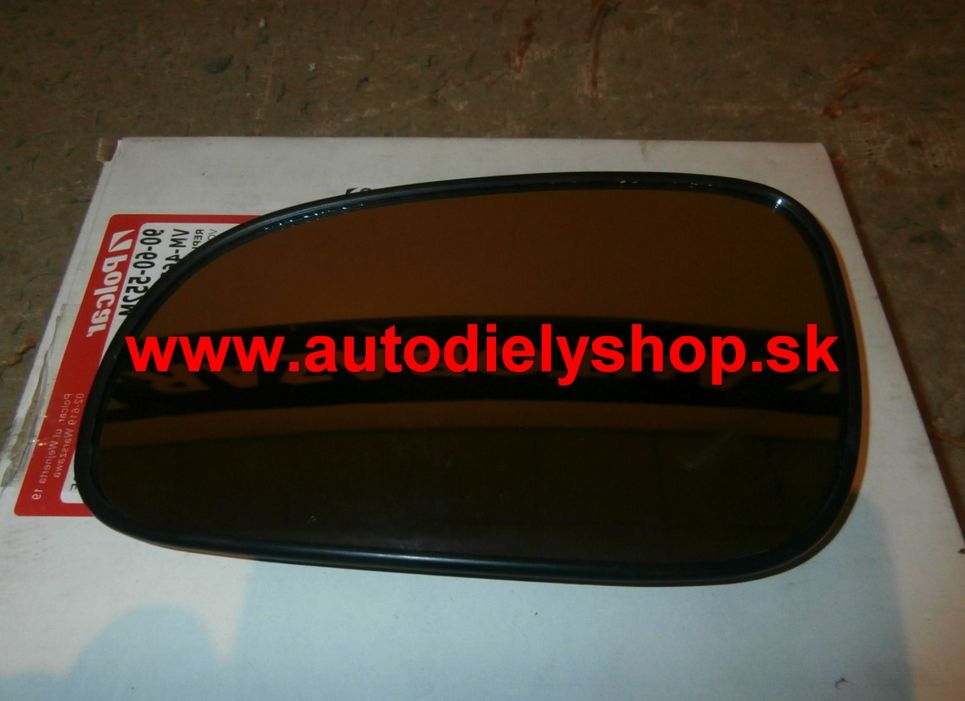 Volvo S60 /S80/  8/00-4/03 Sklo zrkadla ľavé vyhrievane