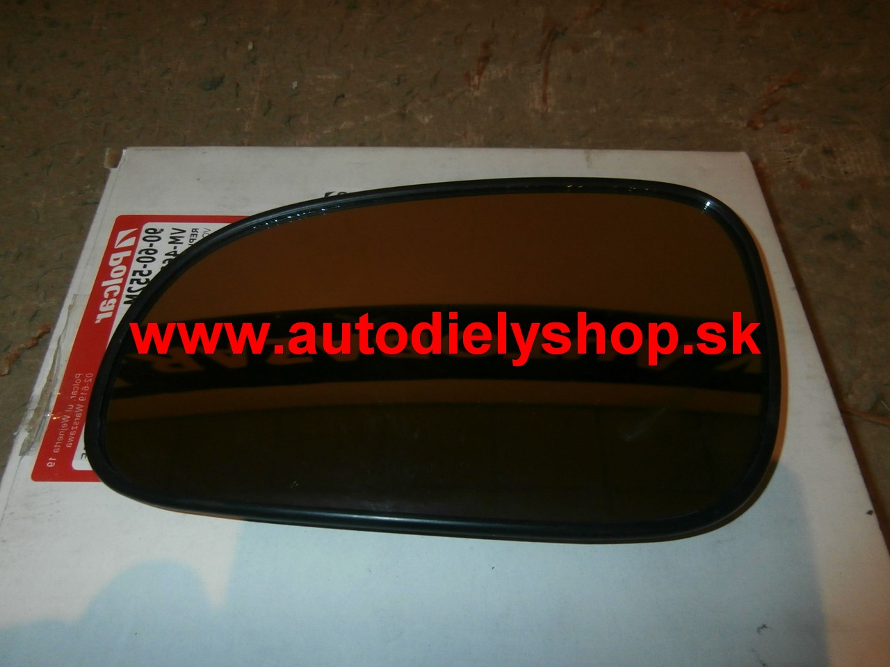 Volvo S60/S80   8/00-4/03 Sklo zrkadla ľavé vyhrievane
