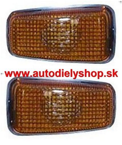  Citroen Xsara 97-00 predné blatníkové smerovky žlté,Sada 