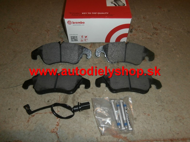  Audi A5 6/07-2011 predné brzdové platničky sada