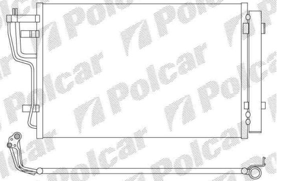 Kia Cee'd 07- chladič klimi  benzínové motory