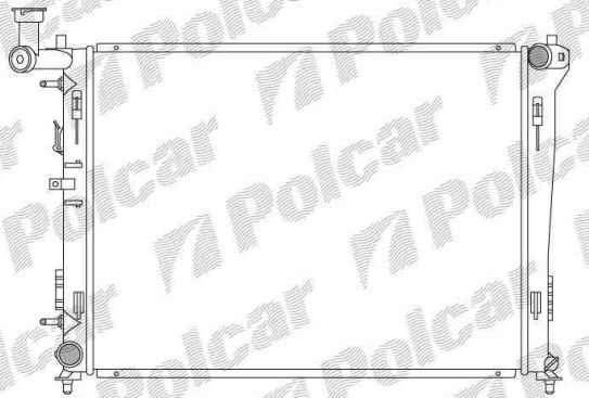 Kia Cee'd 07- chladič vody 1,4i-1,6i