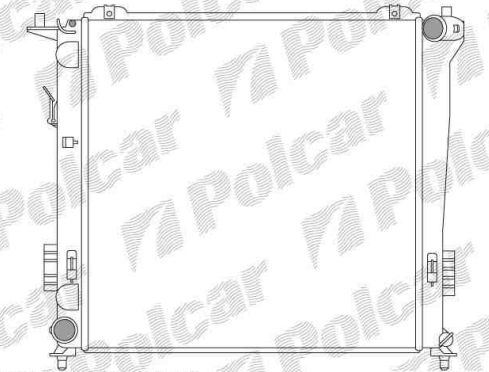 Kia Cee'd 07- chladič vody 1,6CRDi