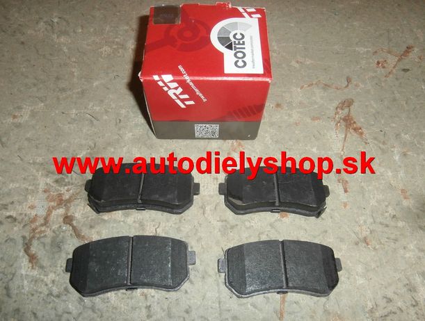 Kia Cee'd 07- zadné platničky Sada TRW 