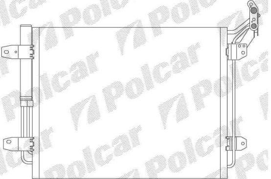 VW TIGUAN 10/07-7/2011 chladič klimi / pre 1,4TSi-2,0TDi 