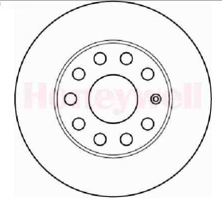 VW TOURAN 12/06-2010 zadné kotúče 260mm Sada,plné SAMKO