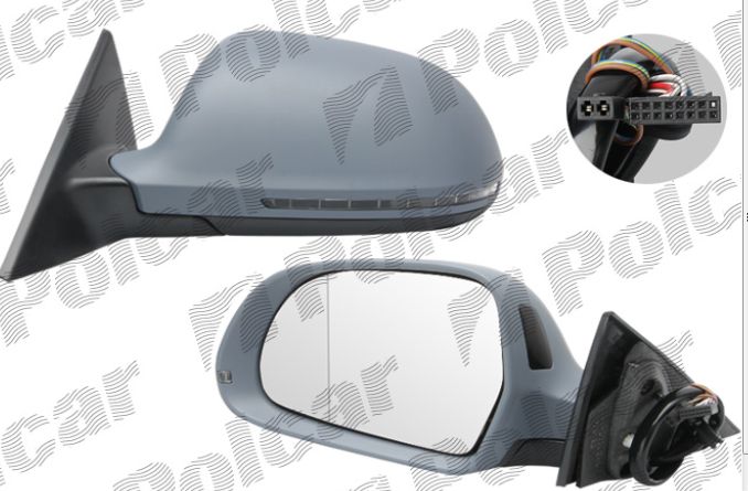 Audi A5 6/2007-2011 spätné zrkadlo Lavé  sklopné do r.v.09