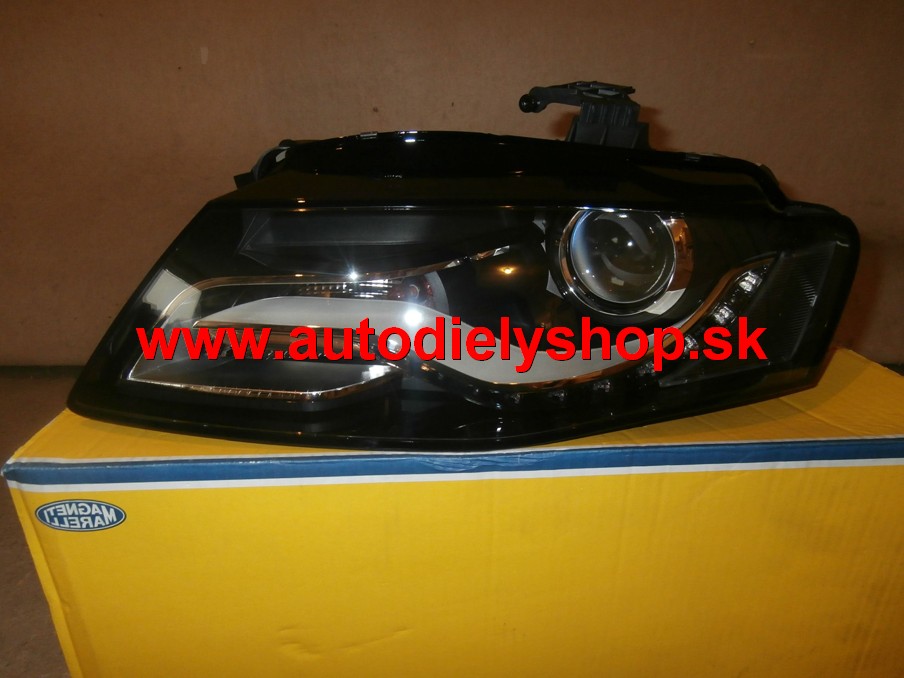 Audi A4 11/2007-2012 predné svetlo D3S+LED Lavé,Xenon