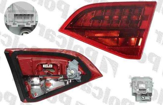 Audi A4 11/2007-2012 zadné svetlo pravé,KOMBI /LED/