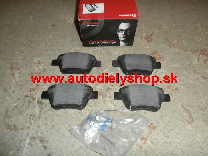 Seat LEON 9/05- zadné brzdové platničky sada
