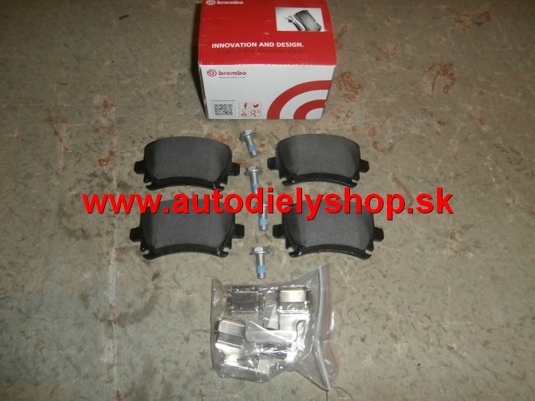Zadné brzdové platničky /BREMBO/