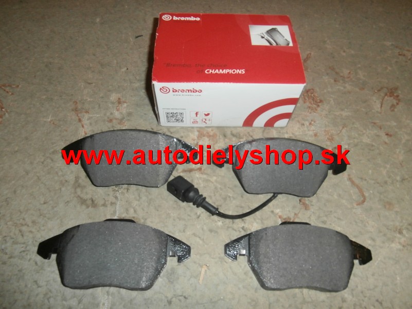 Seat LEON 9/05-Predné platničky BREMBO sada 