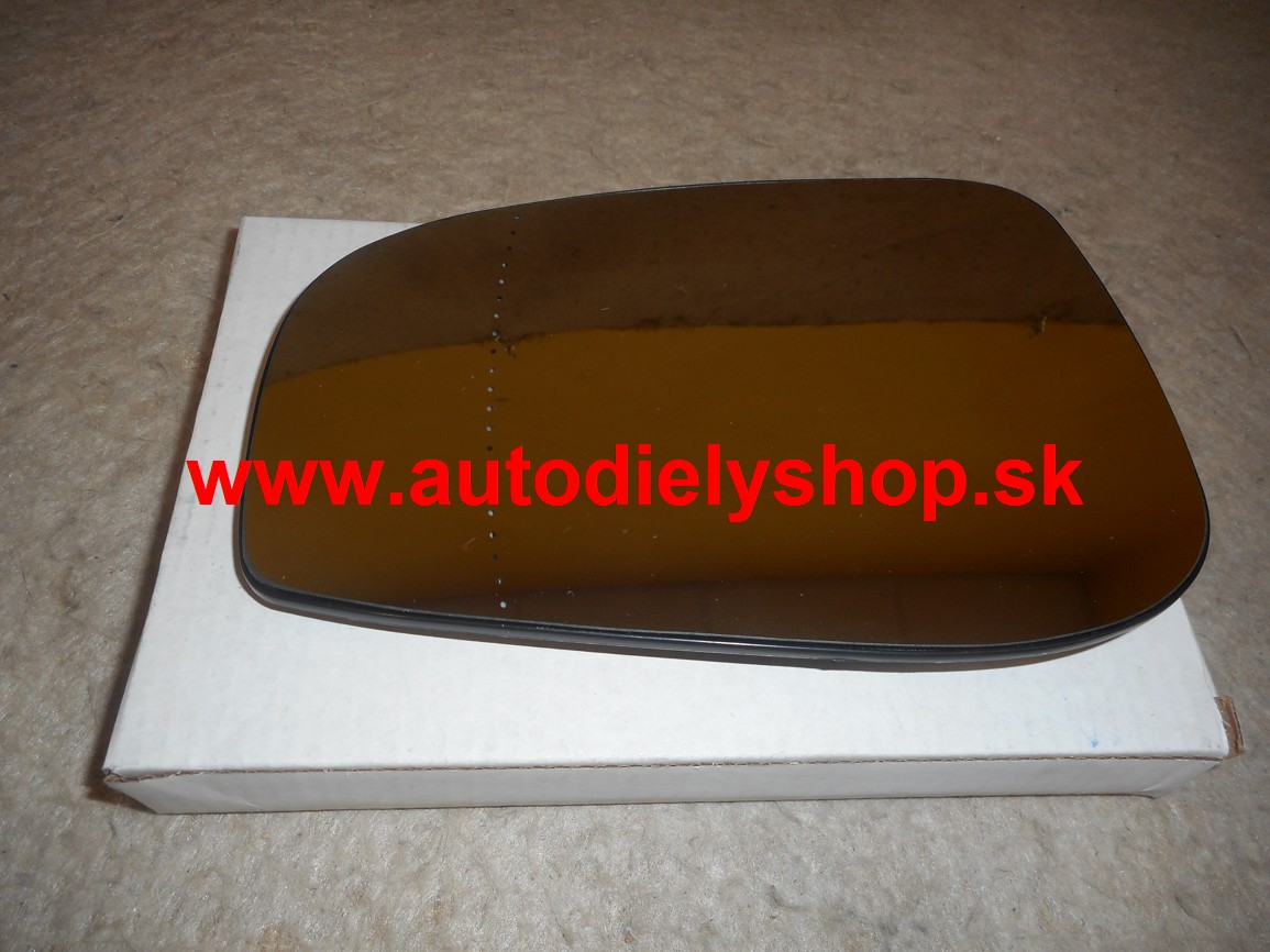 Volvo S60- od roku 2004- 07  Sklo zrkadla ľavé vyhrievane