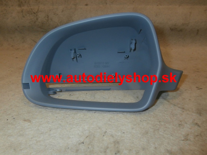 Audi A4 11/2007-2012  Ľavý kryt zrkadla / od r.v.2010