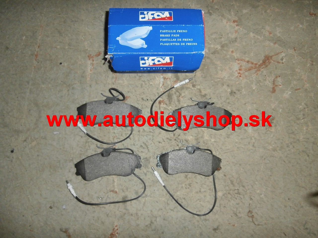  Citroen XSARA 7/97-8/00 predné platničky Sada / CIFAM /typ LUCAS