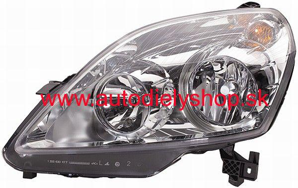 Opel ZAFIRA 2/2008-2011 predné svetlo H1+H7 Ľavé  TYC