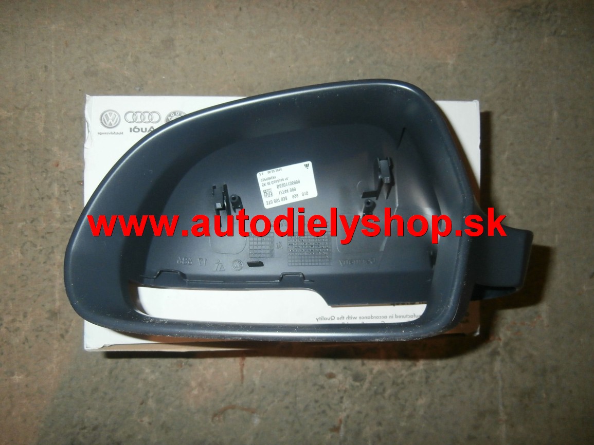 Škoda SUPERB II 3/2008-  krytka spätneho zrkadla ľavá ORIGINAL