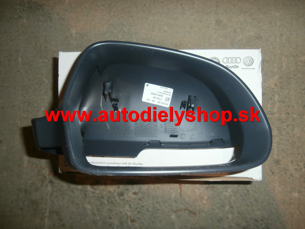 Škoda SUPERB II 3/2008-  krytka spätneho zrkadla pravá ORIGINAL