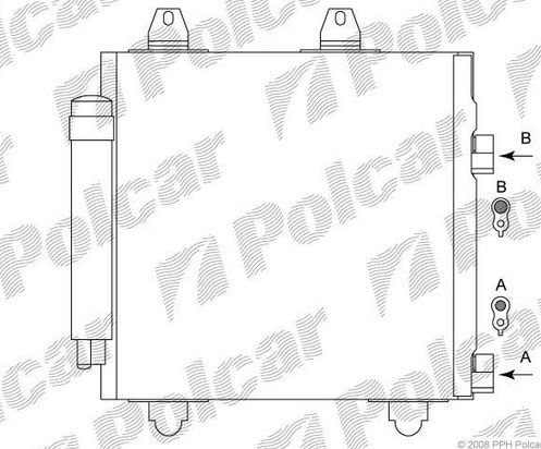 Citroen C1 6/05- chladič klimi / pre všetky typy /