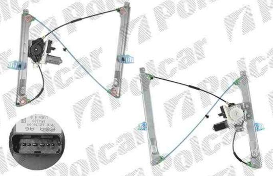 Citroen C2 9/03- el.stahovací mechanizmus okna Ľavý