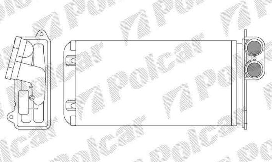  Citroen C3 02-11/05 radiátor kúrenia /pre všetky typy/