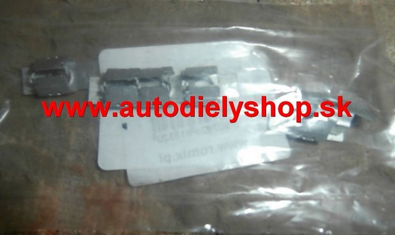 Citroen C3 4/02-11/05 montážne spony krytov pod motor 5 ks
