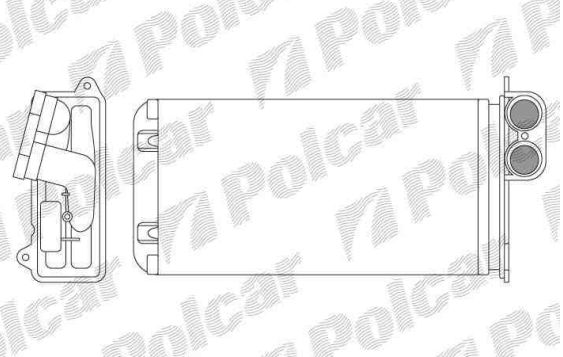 Citroen C3 12/05-12/09 radiátor kúrenia /pre všetky typy/