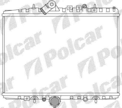 Citroen C5 3/01-9/04 chladič vody 2,2HDi / automat /