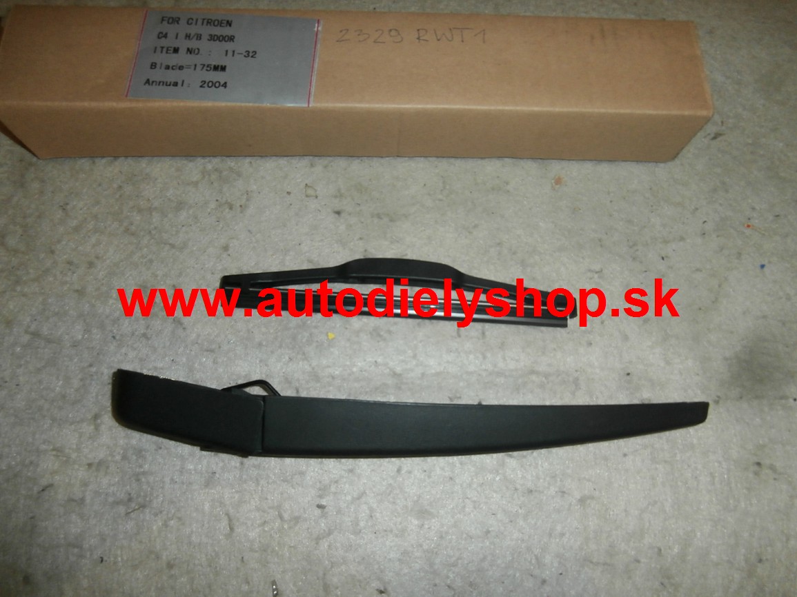 Citroen C4 10/04-9/08 zadné ramienko stierača Komplet,3dv