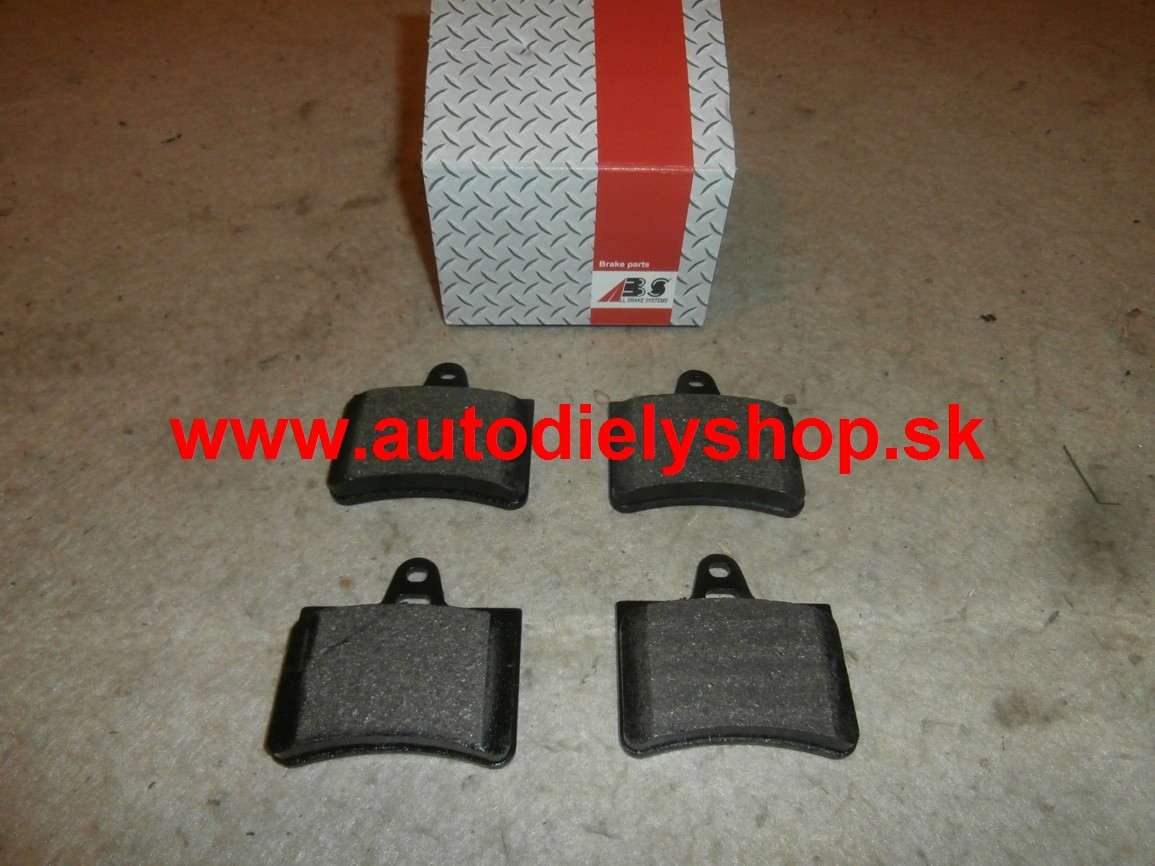 Citroen C5 10/04-1/08 zadné platničky / A.B.S /