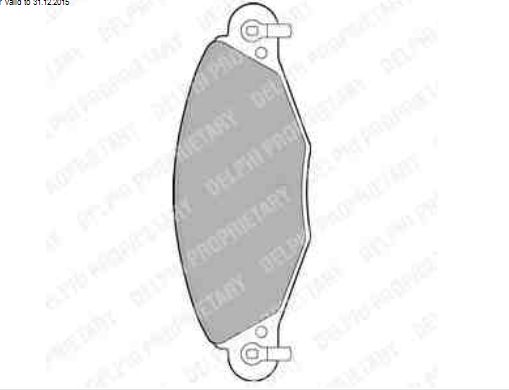 Citroen C5 10/04-1/08 predné platničky 2,2HDi / DELPHI