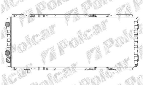 Citroen JUMPER 7/94-12/01 chladič vody s AC 2,5D-2,5TD-2,8HDi