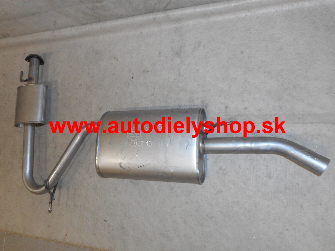 CITROEN JUMPER 1/02-06 zadný diel výfuku 2,8HDi