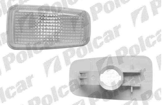 Citroen Saxo 9/99-8/03 bočné smerovky biele matné Sada L+P