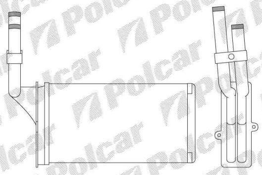 Citroen SAXO 2/96-8/99 radiator kúrenia / pre všetky typy /