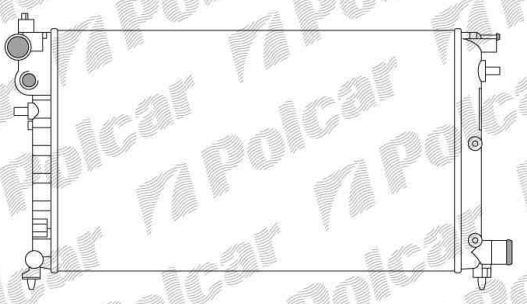 Citroen SAXO 2/96-8/99 chladič vody 1,5D