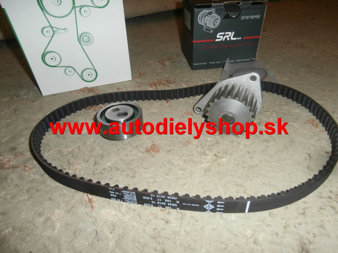 Citroen SAXO 9/99- 8/03 komplet rozvody Sada 1,0i-1,1i /104 zubov