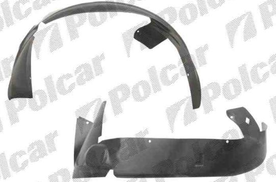 Citroen XANTIA 3/93-1/98 podblatník predný Lavý