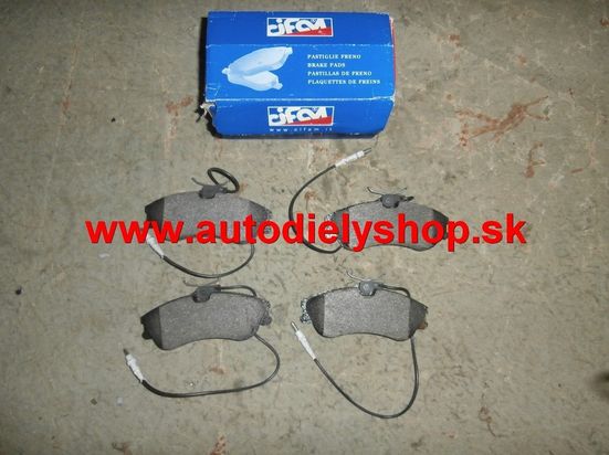 Citroen Xsara 9/00-2/05 predné platničky Sada / CIFAM /typ LUCAS