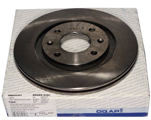 Citroen Xsara 9/00-2/05 predné brzdové kotúče 266mm /Lucas/