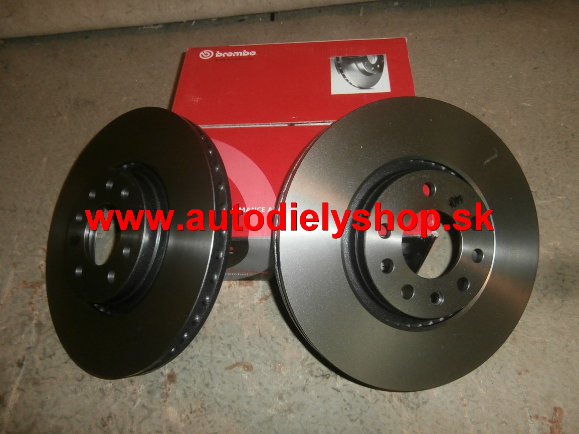Opel ASTRA H 03/04-Predné kotúče Sada Ľavé+Pravé,vetrané 5 dier